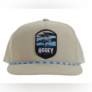 Hooey Tan and Blue Logo Snapback